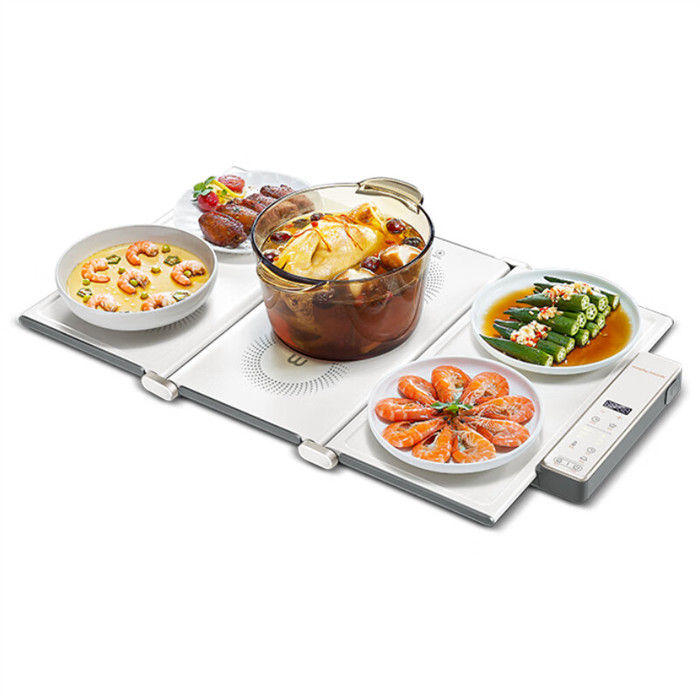 摩飞冬季折叠暖菜板 多功能烹饪加热菜板 家用桌面暖菜垫 方形餐桌饭菜保温板MR8301